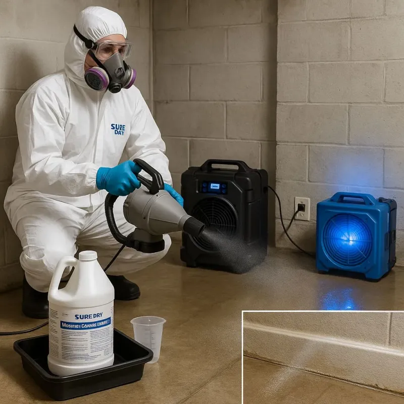 Sanitization and Odor Removal process in Orange County, CA